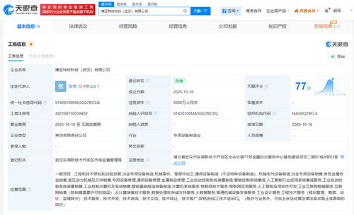 博亞精工等在武漢成立科技新公司，注冊資本2000萬布局計算機(jī)系統(tǒng)集成服務(wù)